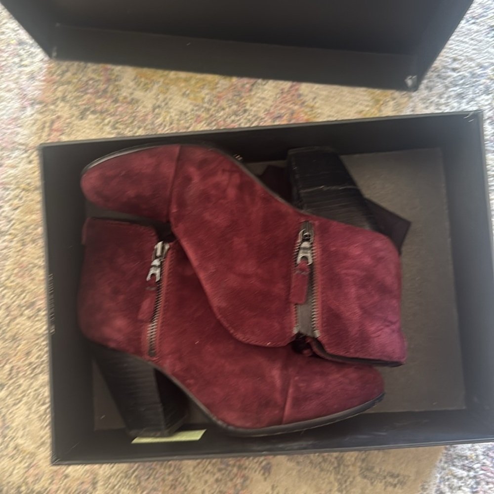 Rag & bone booties suede.